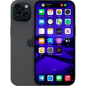 iPhone 15 128GB Black heas seissukorras (1 foto / 1)