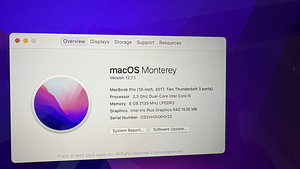 MacBook Pro 13 ( 2017) väga heas seissukorras (4 foto / 6)
