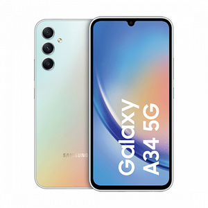 Samsung Galaxy A34 128Gb Silver väga heas seissukorras