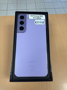 Samsung Galaxy S22 8/128GB Violet väga heas seissukorras (1 foto / 3)