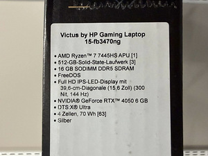 HP Victus Gaming Laptop 15.6" FHD 144Hz IPS R7-7445H UUS (3 foto / 3)