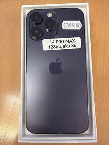 iPhone 14 Pro Max 128Gb deep purple Väga heas korras (1 foto / 1)