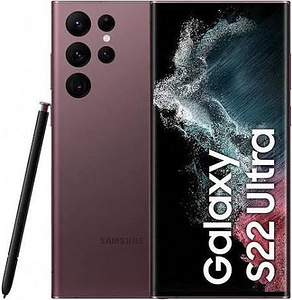 Samsung Galaxy S22 Ultra 128Gb Burgundy v heas korras (1 foto / 1)