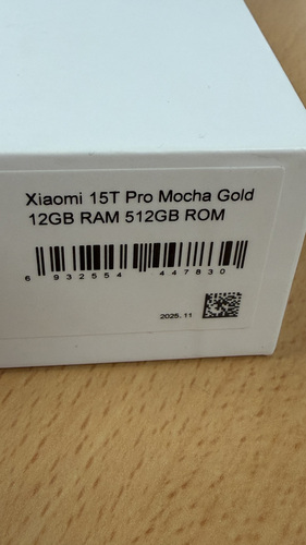 Xiaomi 15T Pro 12/512Gb Новый