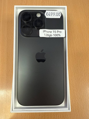 Apple iPhone 15 Pro 128Gb Черный в отличном состоянии