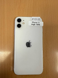 iPhone 11 64Gb White Heas korras, (aku100%) (1 foto / 1)