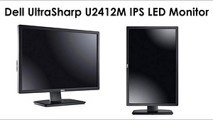 2x Dell UltraSharp 24" IPS 1920x1200 Monitor - U2412M