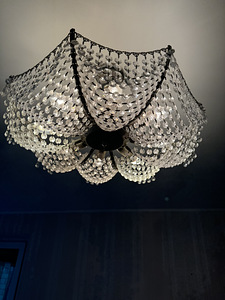 Lamp-kristallist lühter (4 foto / 7)