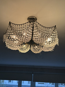 Lamp-kristallist lühter (3 foto / 7)