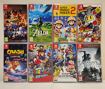 Nintendo Switch mängud (13 mängu, 10€-45€)