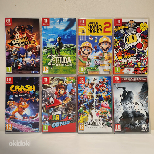 Nintendo Switch mängud (13 mängu, 10€-45€) (foto #1)