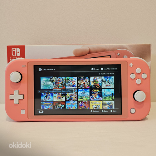 Nintendo Switch Lite CFW + 35 игр + 512 ГБ SD (фото #1)