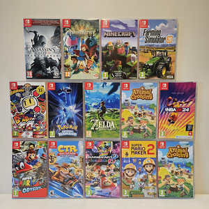 Nintendo Switch 1/2 mängud (30 mängu)