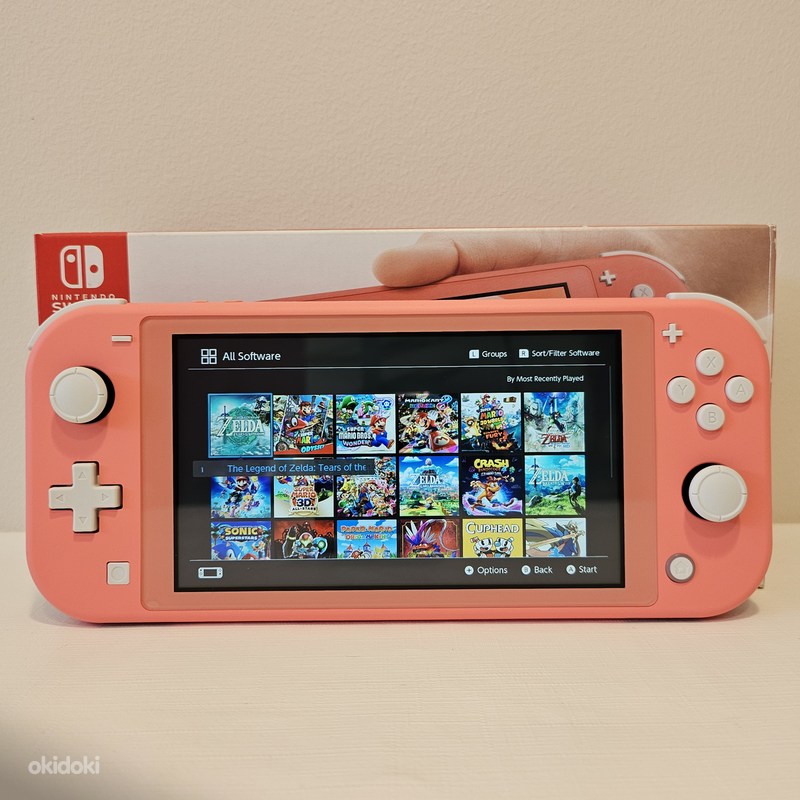 Nintendo Switch Lite CFW + 35 игр + 256GB SD - Tartu, Консоли – okidoki