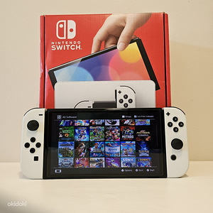 Nintendo Switch OLED CFW + 35 игр + 256GB SD (1 фото из 2)