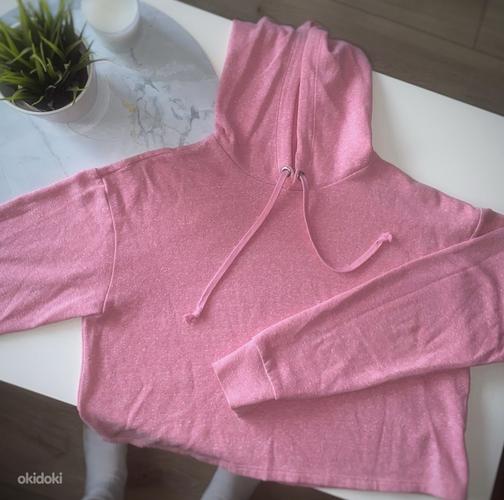 Розовая укороченная блузка (фото #1)