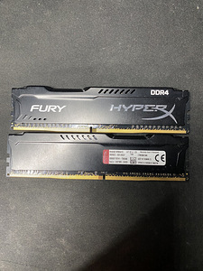 Kingston HyperX DDR4 2x4GB RAM (1 foto / 1)