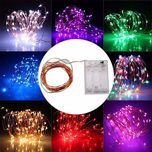 Garland led string 100 LED 10m patareiga (10 foto / 10)