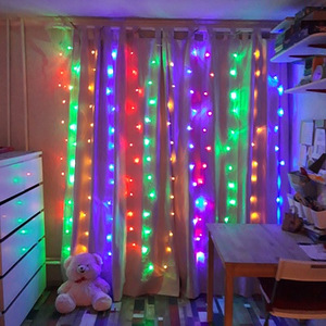 2x2/2x2.5/3x2/3x2,5/3x3//6x2.5/6x3m Led nöörkardin, uus (8 foto / 9)