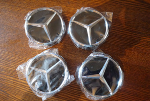 4Pcs 75mm Car Wheel Center Logo Hub Cap For Mercedes Benz
