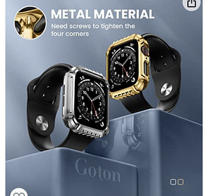 Müüa apple watch luxury case 44mm (kuldne) (7 foto / 8)