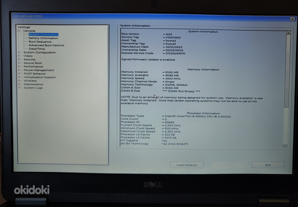 Dell E7450 - 14", i5 5300u, 8gb ddr3, ssd 256gb (foto #9)