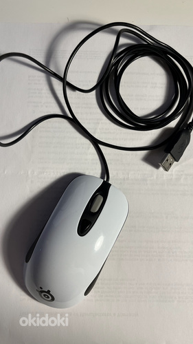 Б/у мышь Steelseries Kinzu V3 (белая)