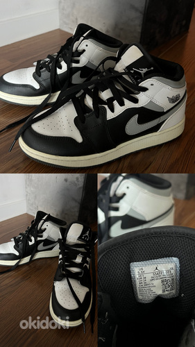Кроссовки Jordan 1 Mid White Shadow