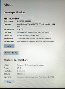Sülearvuti Prestigio SmartBook 141 C3 ENG/RUS (7 foto / 10)