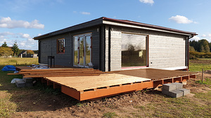 Koka Moduļu Māju Būvniecība Latvijā (3 foto no 3)