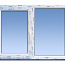 2-osaline PVC aken, 1 aknatiib avatav 3 asendis (foto #3)
