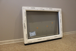 Mitteavatav plastic (PVC) aken, laiusega 800 mm (2 foto / 10)