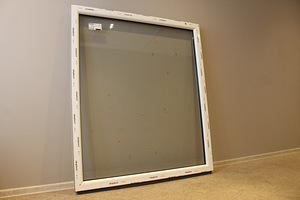 Mitteavatav plastic (PVC) aken, laiusega 1300 mm (3 foto / 6)