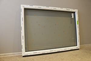 Mitteavatav plastic (PVC) aken, laiusega 1400 mm (1 foto / 6)