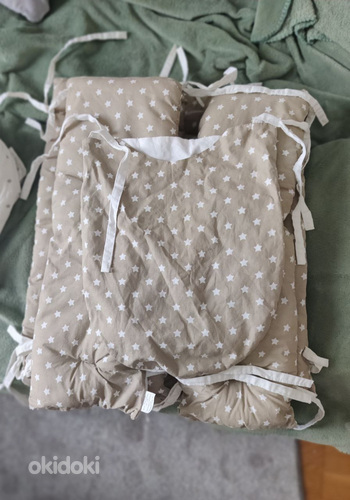 СПАЛЬНЫЙ КОМПЛЕКТ младенцу: кроватка с матрасом + аксессуары (фото #5)