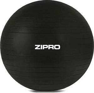 Гимнастический мяч Zipro с насосом, черный