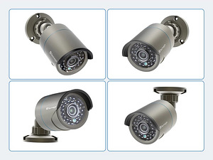 8 Kaamerate  Videovalve CCTV süsteem 2TB mäluga (5 foto / 8)