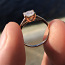 Красивое кольцо с бриллиантом 0,7 ct 15 размер (фото #2)