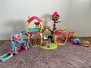 Enchantimals Panda mängukomplekt (vähekasutatud) + mänguauto (1 foto / 1)