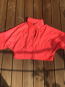 Neon pink jacket