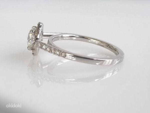 Золотое кольцо с бриллиантом 1,28 карата (фото #3)
