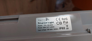 Müüakse tööstus valgusti LED 20w 4000k Xectro 1300x80x80mm (3 foto / 3)