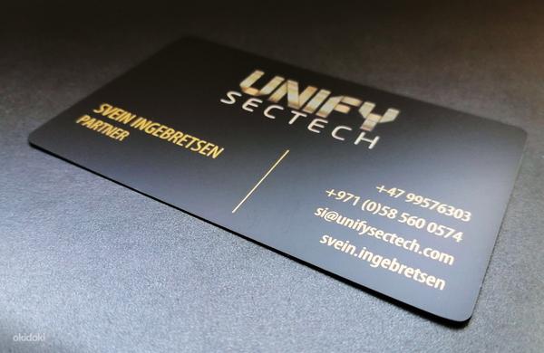 Metal business cards (фото #2)