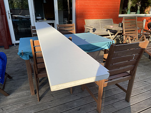 308,5cm pikk Valge aknalaud (1 foto / 2)