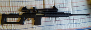 Airsoft gaasi svd ja aeg svd (4 foto / 7)