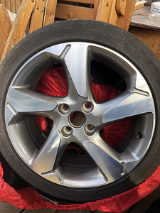 Ford оригинальные диски 17 4x108 + contisportcontact 3 (1 фото из 5)