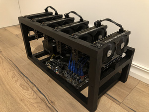 6 x EVGA RTX 3060 XC / ETH Miner / Mining Rig / Майнер (4 фото из 4)