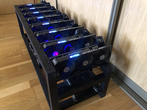 8 x EVGA 3060 TI FTW3 / ETH Miner / Mining Rig / Kaevur (1 foto / 3)