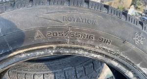 Naastrehvid 205/55R16 4tk (3 foto / 3)