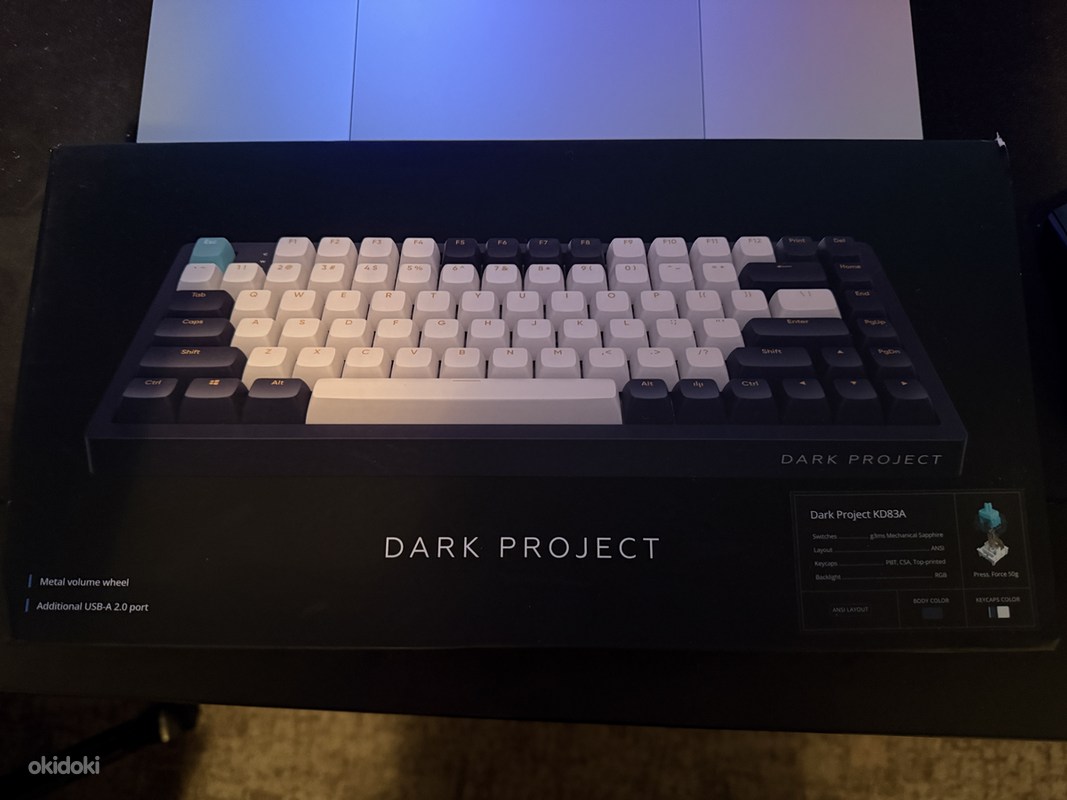 Mehaaniline klaviatuur Dark Project KD83A - Tallinn, Klaviatuurid – okidoki